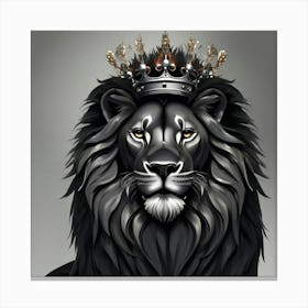 Lion With Crown 1 Canvas Print