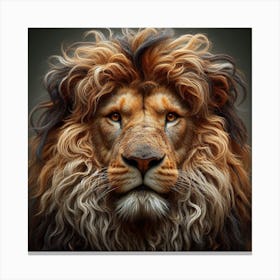 Lion Portrait 1 Canvas Print