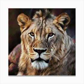 Lion 212 Canvas Print