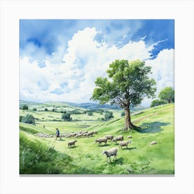 The Lost Sheep Canvas Print