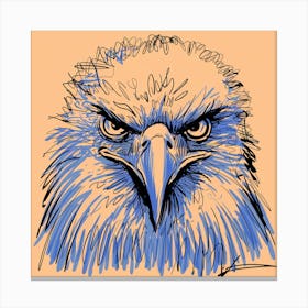 Eagle Head Canvas Print