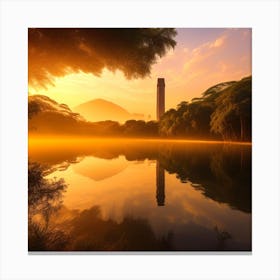 Sunrise At Kobe Canvas Print