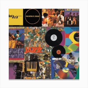 Jazz Album Cover Canvas Print