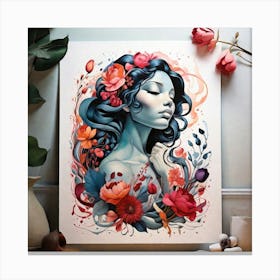 Flower Girl 1 Canvas Print