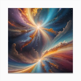 Cosmic Rays Canvas Print