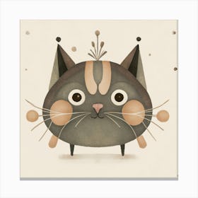 Kawaii Cat Canvas Print