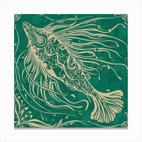 Mermaid Fish Canvas Print