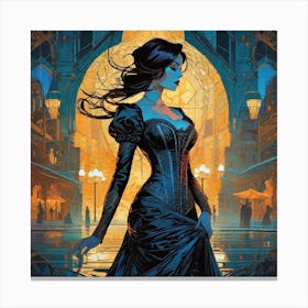 Beauty in the Hall Canvas Print