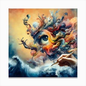 Eye Of The Storm Canvas Print