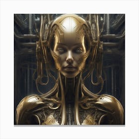 Futuristic Woman 36 Canvas Print