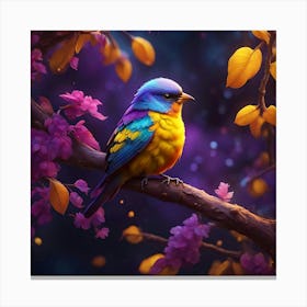 Colorful Bird 1 Canvas Print