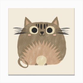 Kawaii Cat 1 Canvas Print