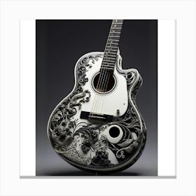 Yin and Yang in Guitar Harmony 12 Canvas Print