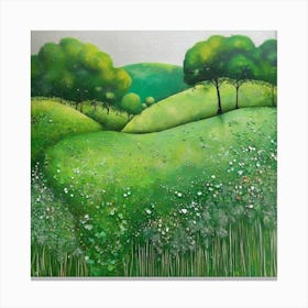 Green meadow 2 Canvas Print