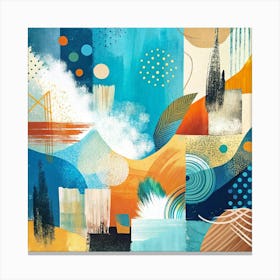 Abstract Cityscape 2 Canvas Print