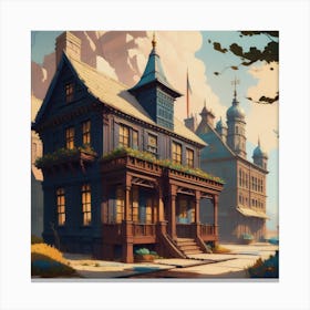 Historic Architecture Canvas Print