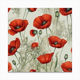 Red Poppies Canvas Print