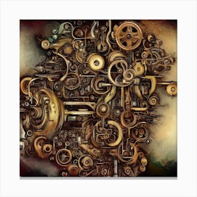 Clockwork Man Canvas Print