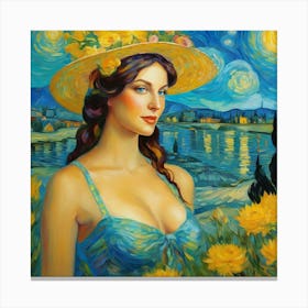 Starry Night gdd Canvas Print