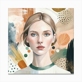 Portrait Of A Woman Canvas Print