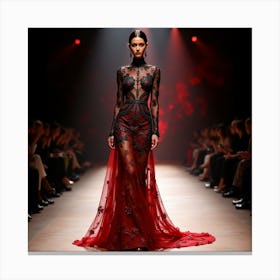 Paris Fashion Week Canvas Print