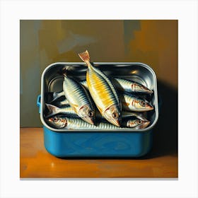 Sardines In Tin 1 Canvas Print