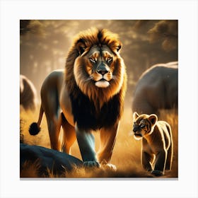 In The Heart Of The Wild  Canvas Print