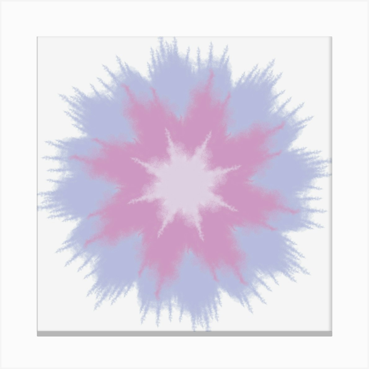 Fractal Flower 1 Canvas Print by Tārā Design Studio