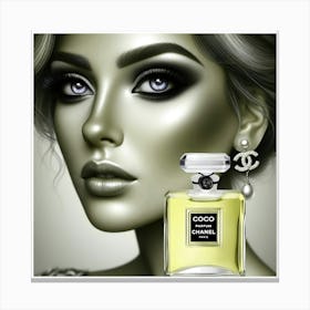 The chanel woman Canvas Print