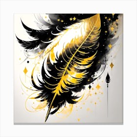 Feather Feather Feather 9 Canvas Print