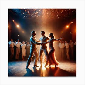 Ballroom Dancers 4 Canvas Print