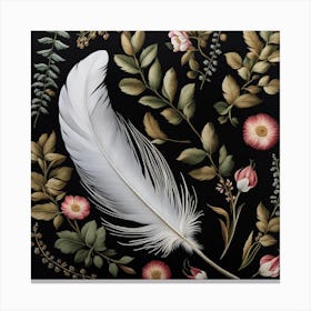 'Feather Feather' Canvas Print