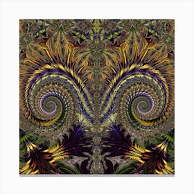 Abstract Fractal Pattern Artwork 2 Canvas Print