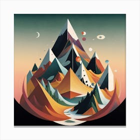 Mountain Landscape 1 Canvas Print