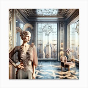 the model's dream home Canvas Print