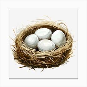 Nest Of Eggs Canvas Print