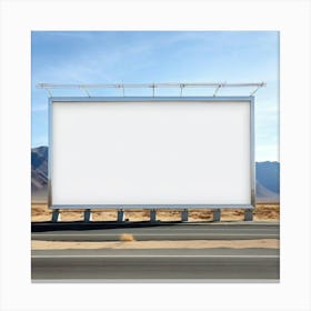 Blank Billboard 19 Canvas Print