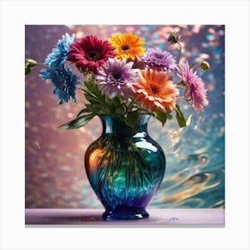 Flowers In A Vase 89 Canvas Print