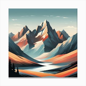 Mountain Landscape 13 Canvas Print