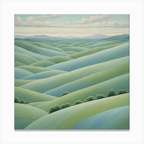 Blue Hills Canvas Print