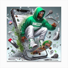 Bweezy Keep Canvas Print