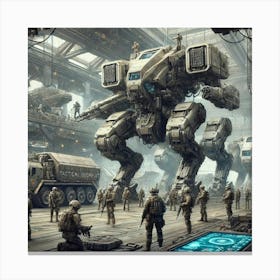 Tactical Corps Iron Commonwealth Canvas Print