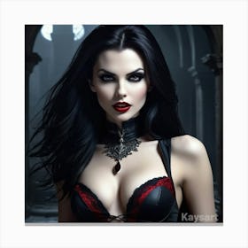 Gothic Beauty 3 Canvas Print