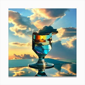 Copa cristal cielo 5 Canvas Print