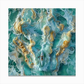 Surreal Abstract Painting Canvas Print