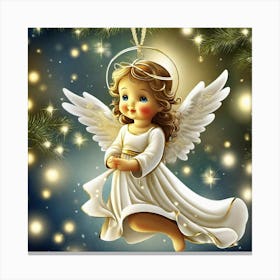 Angel Wallpaper 1 Canvas Print