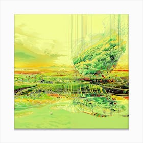 Abstract Landscape Canvas Print