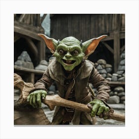 Yoda photo 1 Canvas Print