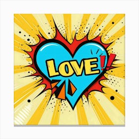 Love story 1 Canvas Print