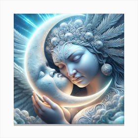 Artiphoria Maori Goddess Of Mot (2) Canvas Print